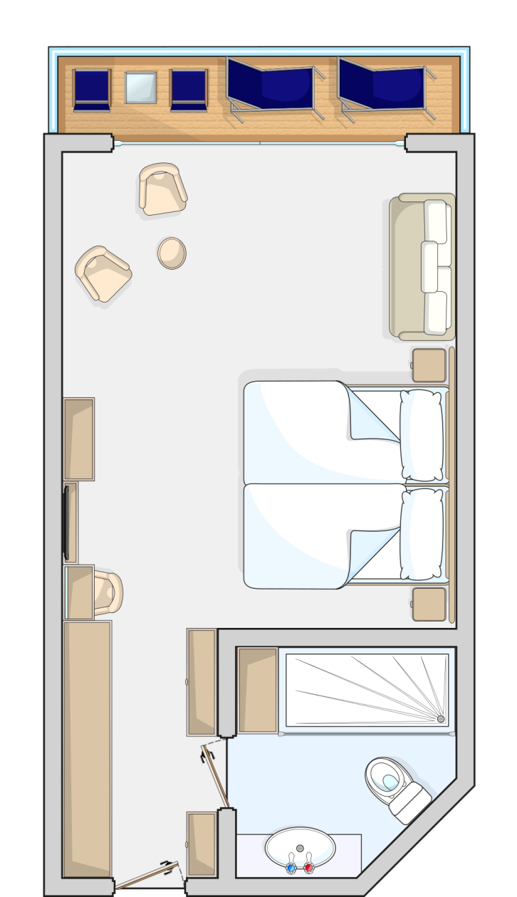 Junior Suite floor Plan
