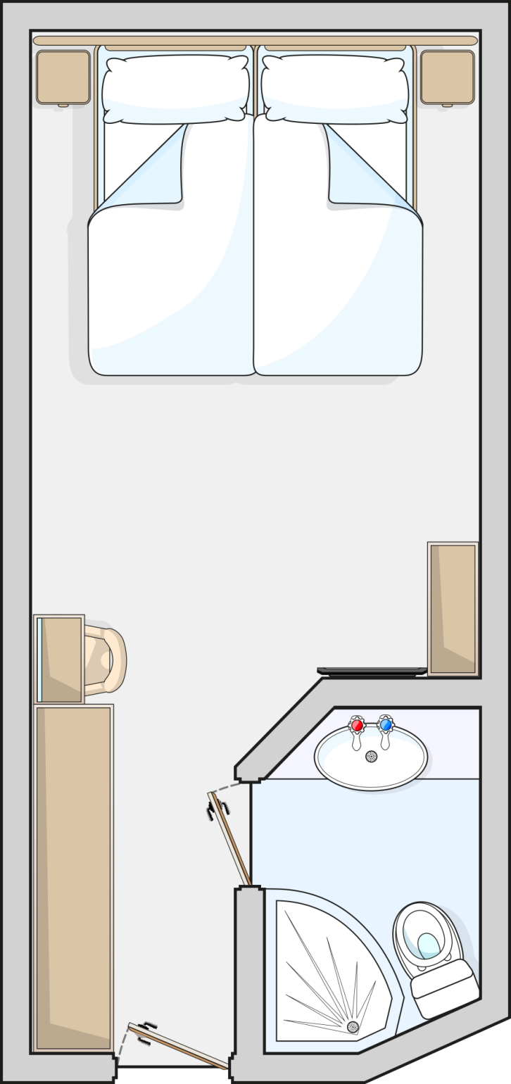 Inside Plus Cabin floor Plan
