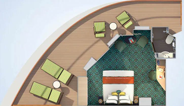 Havana Premium Vista Balcony floor Plan