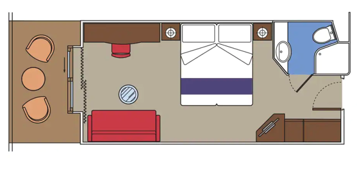 Deluxe Balcony floor Plan