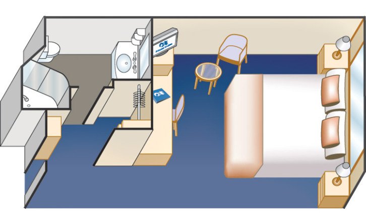 Interior Staterooms floor Plan
