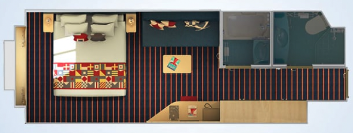 Family Harbor Deluxe Ocean View floor Plan