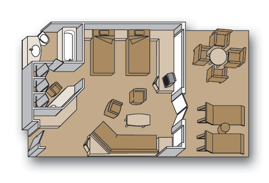 Neptune Suite floor Plan