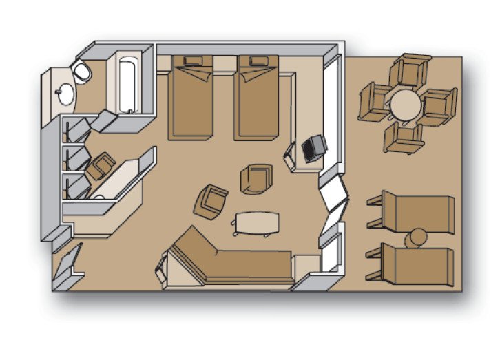 Neptune Suite floor Plan