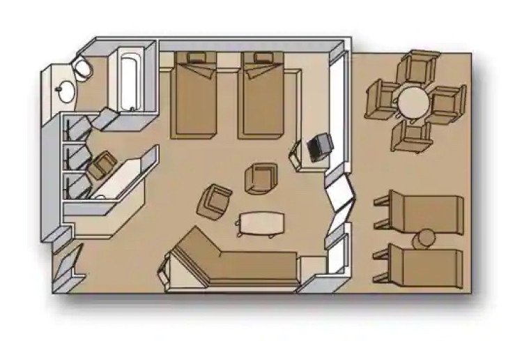Neptune Suite floor Plan