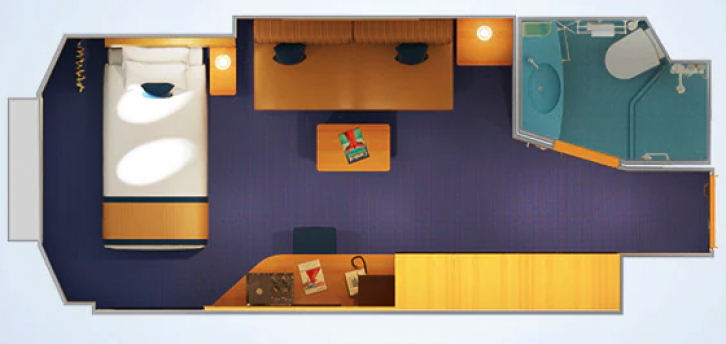 Interior Upper/Lower (Porthole) floor Plan