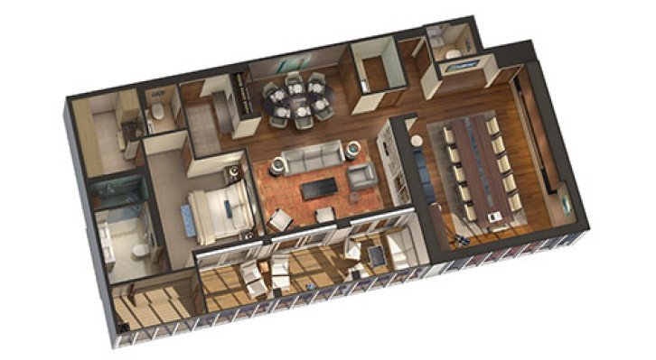 Owner's Suite floor Plan