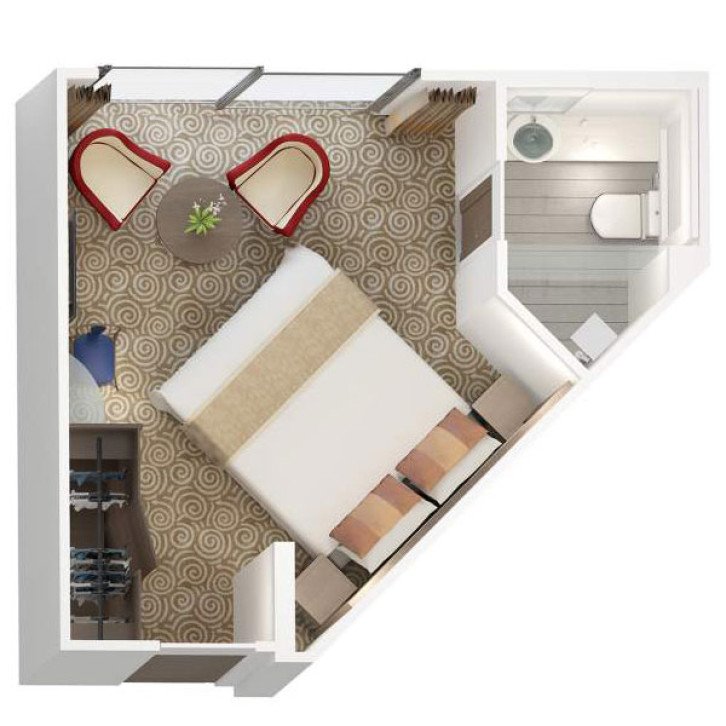 Owner's Loft Suite floor Plan