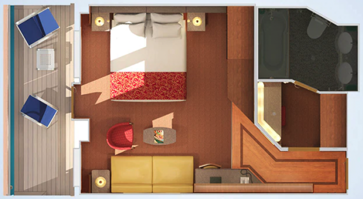 Ocean Suite floor Plan