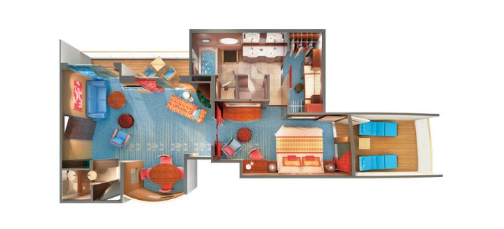 The Haven Deluxe Owner's Suite with Balcony floor Plan