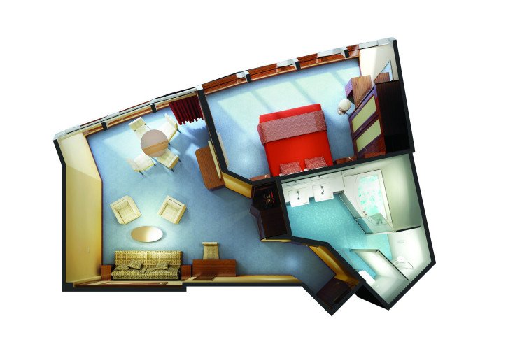 Deluxe Owner’s Suite floor Plan