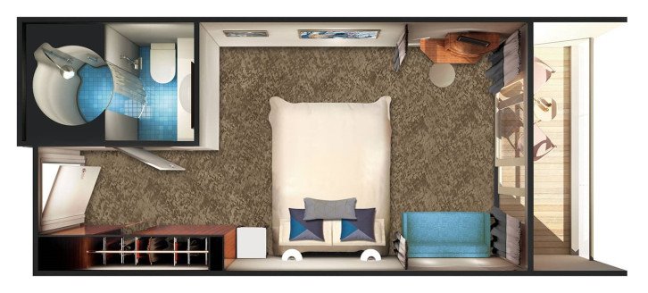 Solo Balcony floor Plan