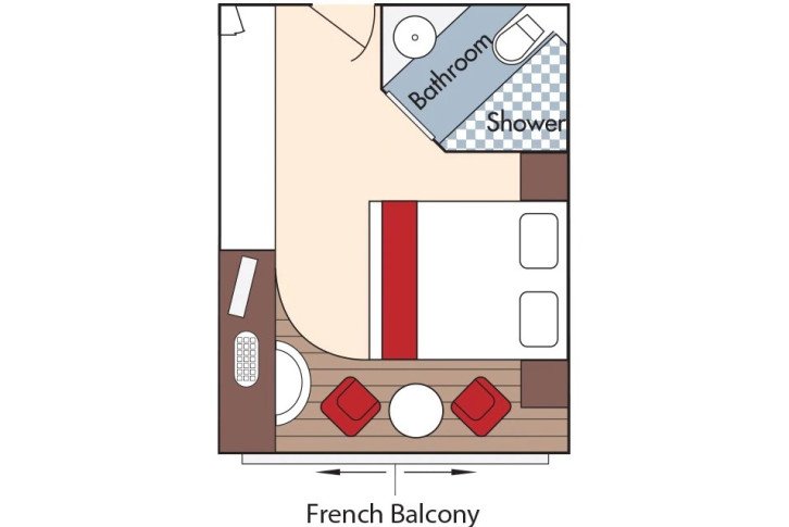 CAT. C Stateroom floor Plan