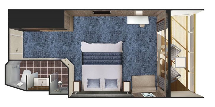 Solo Balcony floor Plan