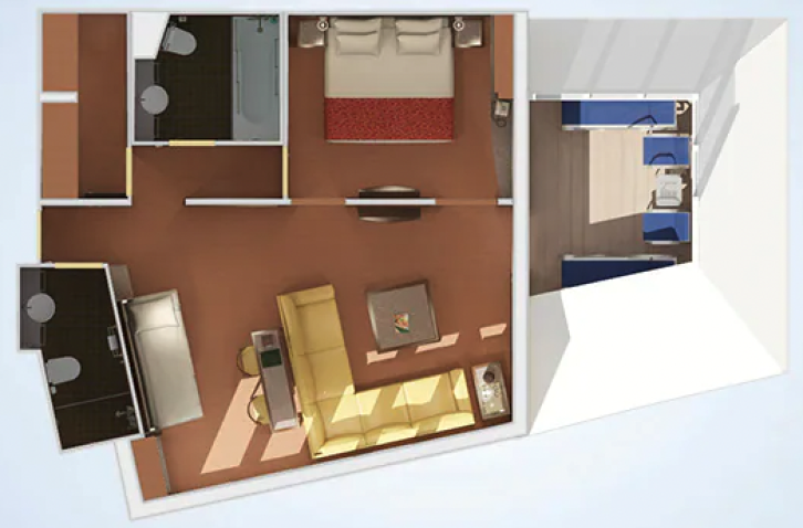 Captain's Suite floor Plan
