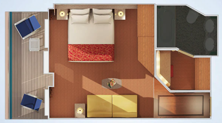 Junior Suite floor Plan