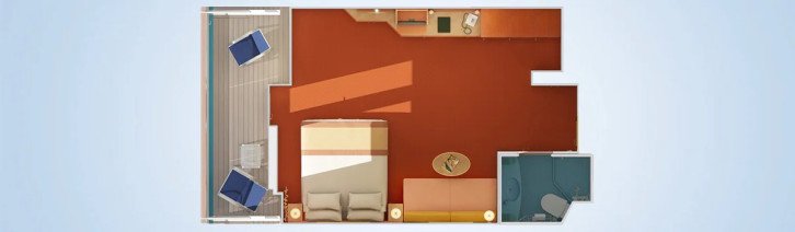 Premium Balcony floor Plan