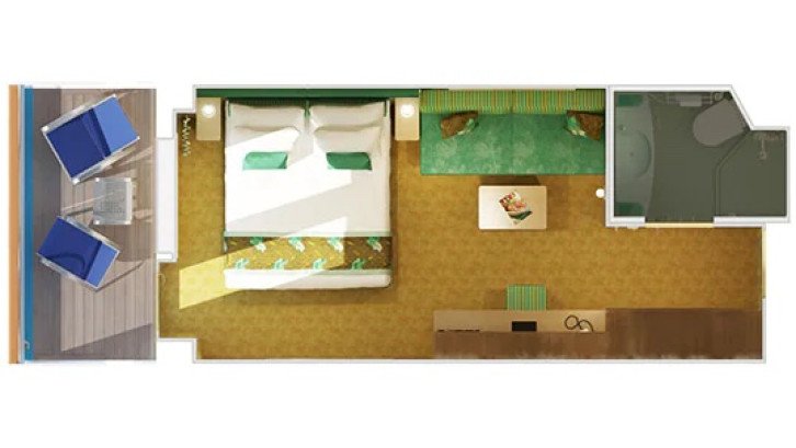 Cloud 9 Spa Balcony floor Plan