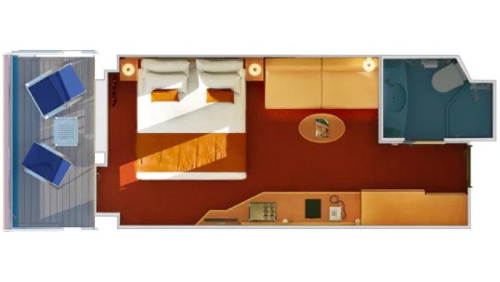 Balcony floor Plan