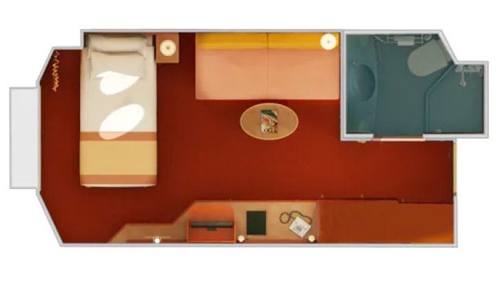 Interior Upper/Lower (Porthole) floor Plan