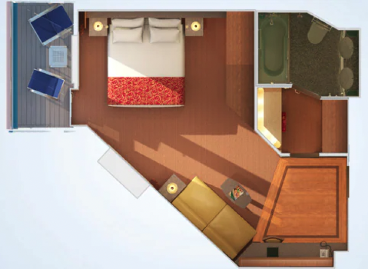 Junior Suite floor Plan