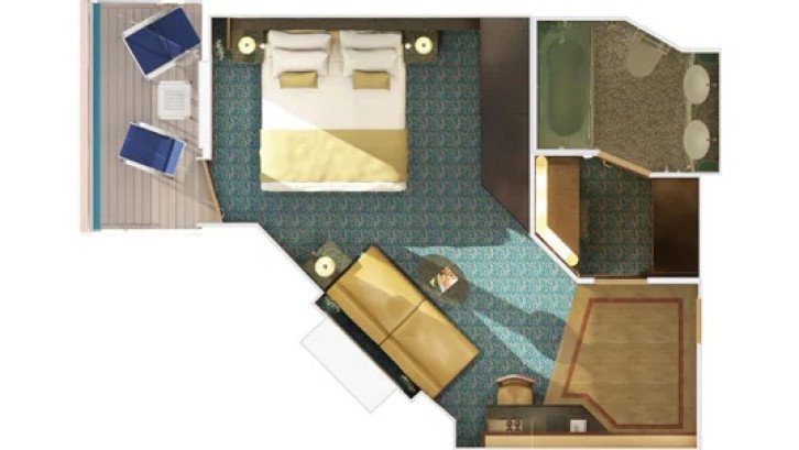 Junior Suite (Obstructed View) floor Plan