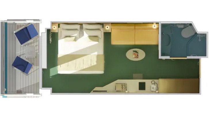 Cloud 9 Spa Balcony floor Plan