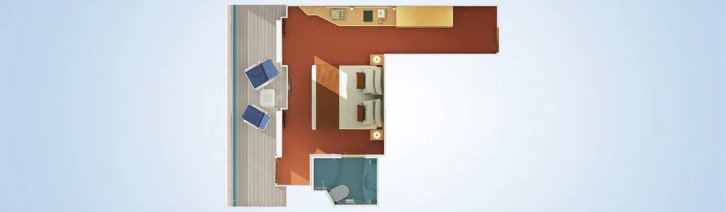 Balcony (Large Balcony) floor Plan