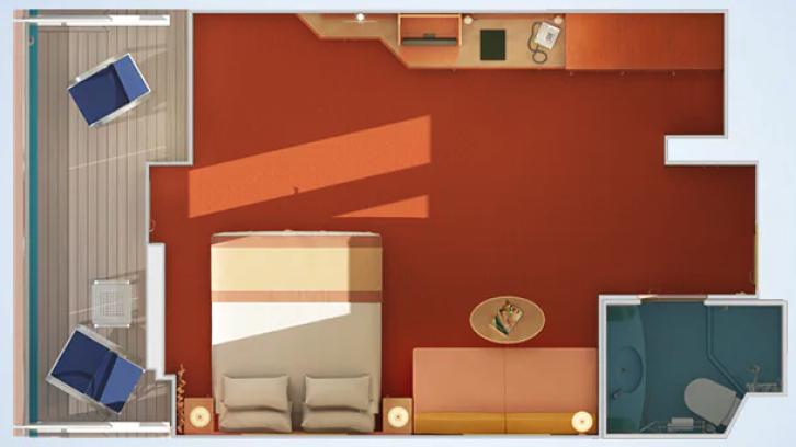 Premium Balcony floor Plan