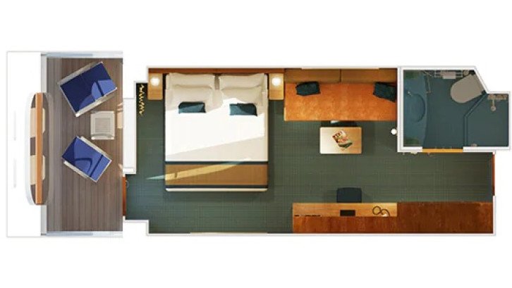 Cove Balcony floor Plan