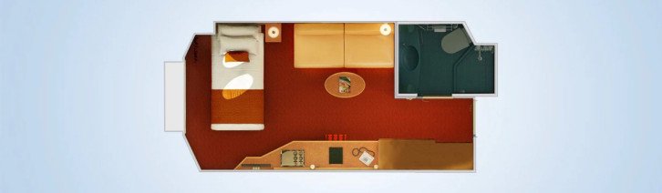 Interior Upper/Lower (Porthole) floor Plan