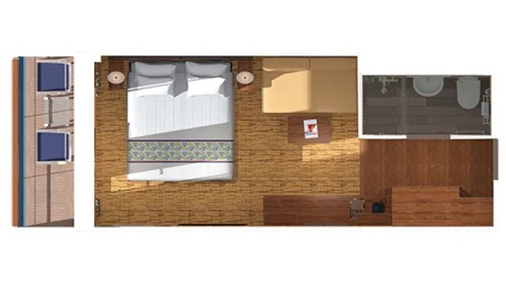 Junior Suite (Obstructed View) floor Plan