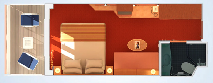 Balcony floor Plan
