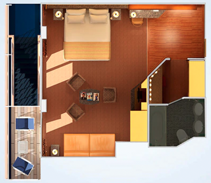 Junior Suite floor Plan