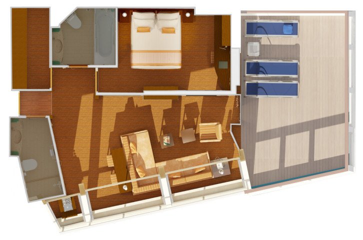 Captain’s Suite floor Plan