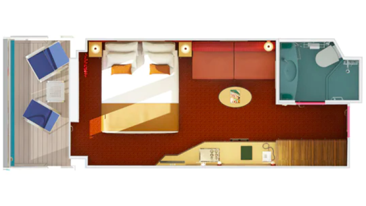 Cloud 9 Spa Balcony floor Plan