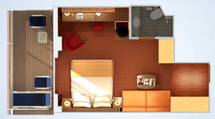 Premium Balcony floor Plan