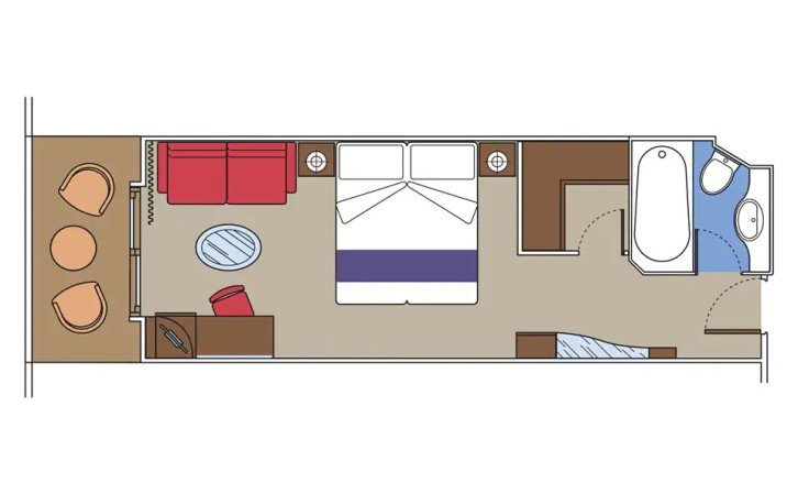 MSC Yacht Club Grand Suite floor Plan