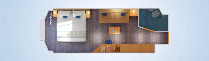 Ocean View (and Ocean View Obstructed View) floor Plan