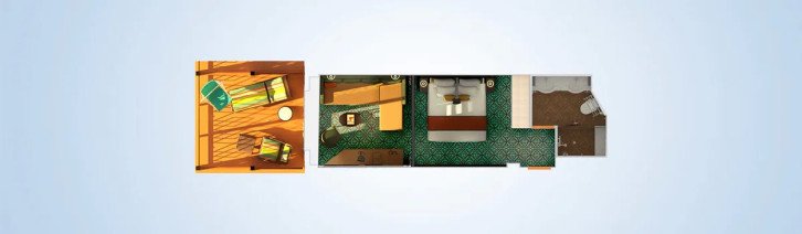 Havana Cabana Suite floor Plan