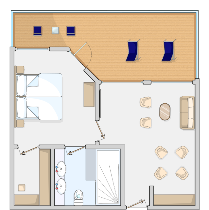 Executive Suite floor Plan