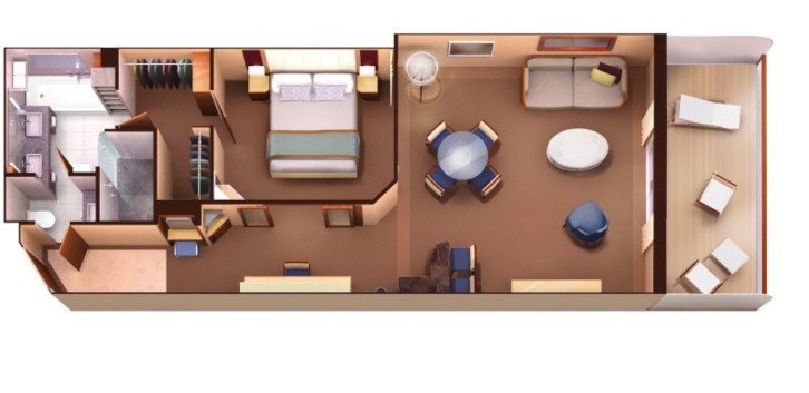 Penthouse Spa Suite floor Plan