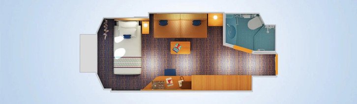Interior Upper/Lower (Porthole) floor Plan