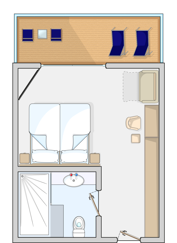 Junior Suite floor Plan