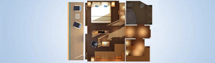 Ultra Spacious Ocean View floor Plan