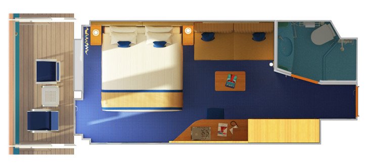 Family Harbor Cove Balcony floor Plan