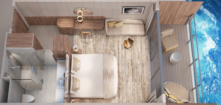 Sky Suite with Veranda floor Plan