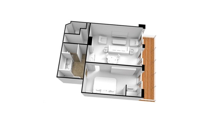 Seven Seas Suite floor Plan