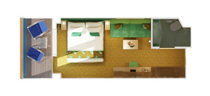 Cloud 9 Spa Suite floor Plan