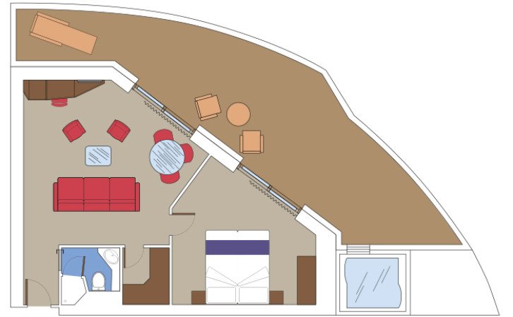 Premium Suite Aurea floor Plan